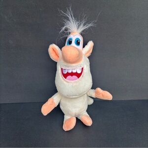 Booba  Cartoon Buba White Rat Plush Toys Doll Soft Stuffed